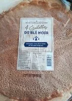 Mängden socker i 4 galettes de blé noir