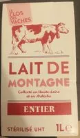 Mängden socker i Lait de montagne