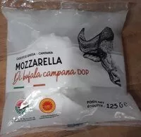 Mängden socker i Mozzarella Di bufala campana DOP