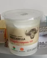 Mängden socker i Mozzarella di bufala campana DOP