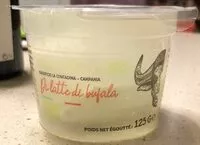 Mängden socker i Di latte di bufala