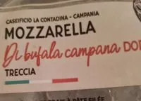 Mängden socker i Mozzarella dibufala compara DOP