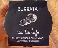 Mängden socker i Burrata