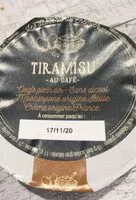 Mängden socker i Tiramisu au café