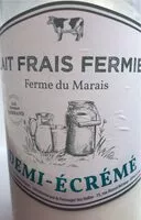 Mängden socker i Lait frais fermier