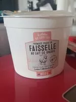 Mängden socker i Fromage frais faisselle au lait de brebis