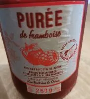 Mängden socker i Purée de framboise