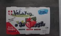 Mängden socker i Yaourt Fruits Rouges au lait de Savoie