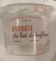 Mängden socker i Burrata au lait de bufflone