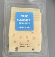 Mängden socker i Emmental francais en tranches