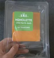 Mängden socker i Mimolette des pays bas en tranche