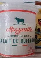 Mängden socker i Mozarella au lait de bufflonne Fromagerie Gilento