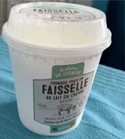 Mängden socker i Faisselle au lait de chèvre