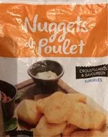 Mängden socker i Nuggets de poulet