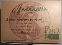 Mängden socker i 8 Madeleines Nature Bio