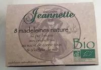Mängden socker i 8 Madeleines Nature Bio