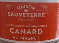 Mängden socker i Terrines de canard au magret