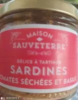 Mängden socker i Délice à tartiner Sardines Tomates séchées et basilic