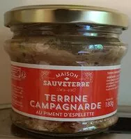 Mängden socker i Terrine Campagnarde