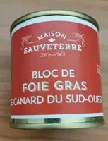 Mängden socker i Bloc de foie gras de canard du Sud ouest