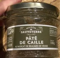 Mängden socker i Pâté de caille