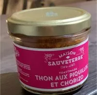 Mängden socker i Thon aux piquillos et chorizo