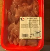 Mängden socker i Emincés de dinde