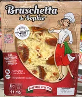 Mängden socker i Bruschetta de Sophie Tomates Emmental