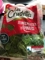 Mängden socker i Jeunes pousses d'épinard