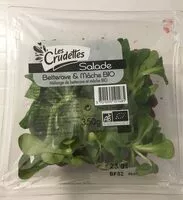 Mängden socker i Salade bettrave et mache bio