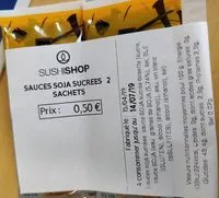 Mängden socker i Sauces soja sucrées