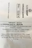 Mängden socker i Chirashi Saumon