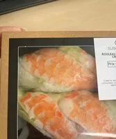 Mängden socker i Rouleau printemps crevette