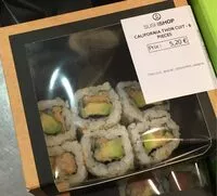 Mängden socker i Sushi