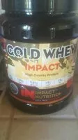 Mängden socker i Gold whey impact