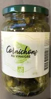 Mängden socker i Cornichons au vinaigre