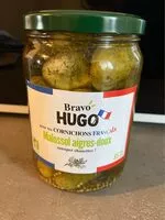 Mängden socker i Cornichons Malassol aigres-doux