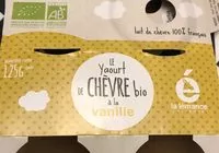 Mängden socker i Yaourt de chevre bio a la vanille