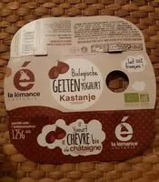 Mängden socker i Yaourt de chèvre à la châtaigne