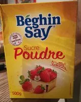 Mängden socker i Sucre en poudre blanc