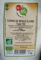 Mängden socker i Farine de seigle claire type 110