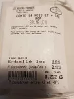 Mängden socker i Comté