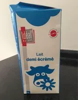 Mängden socker i Lait demi ecrémé Idéal'