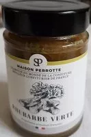 Mängden socker i Rhubarbe verte