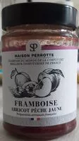 Mängden socker i Confiture Framboise Abricot Pêche jaune