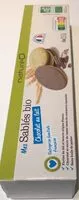 Mängden socker i Mes sables bio chocolat au lait