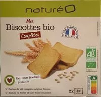 Mängden socker i Mes biscottes bio completes