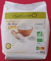 Mängden socker i Ma farine bio de Riz blanche