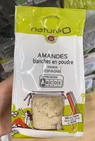 Mängden socker i Amandes blanches en poudre