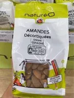 Mängden socker i Amandes décortiquées